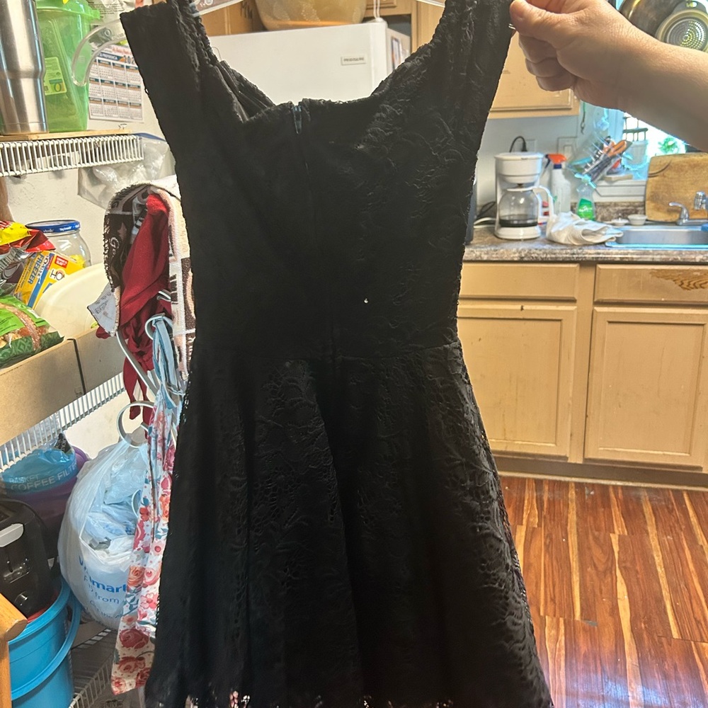 Windsor Black Lace Kids Dress